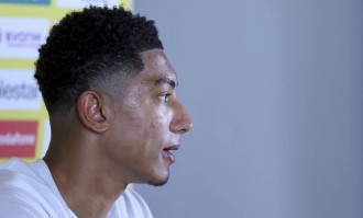 德甲球队多特蒙德球员乔布·贝林厄姆接受媒体访问
        
    德甲球队多特蒙德球员乔布·贝林厄姆接受媒体访问